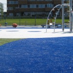 Town Grass installation of artificial turf play area