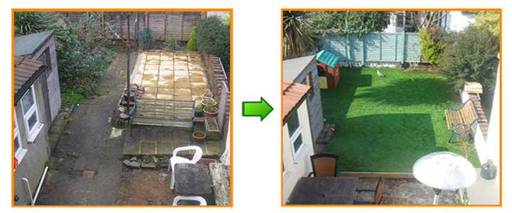 Artificial grass in Brent