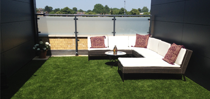 Artificial grass for balconies