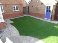 Artificial grass is a neat and tidy alternative to natural grass