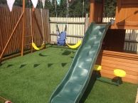 Artificial Grass is ideal for safe, clean, and fun children's play areas and gardens